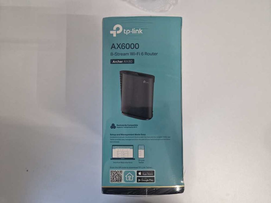 Рутер TP-Link - Archer AX80, 6Gbps, черен