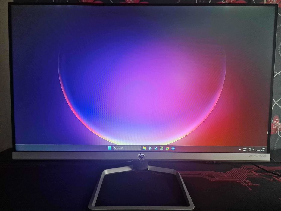 Monitor IPS HP 24fw cu Audio (24 inch, Full HD, 75Hz, Boxe integrate)
