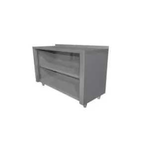 Masa tip dulap cu usi glisante din inox, dimensiuni la cerere