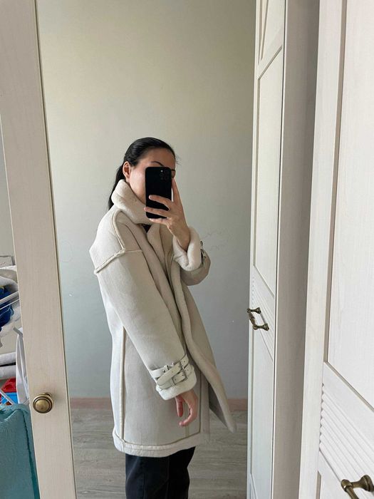 Дубленка Белая Корея