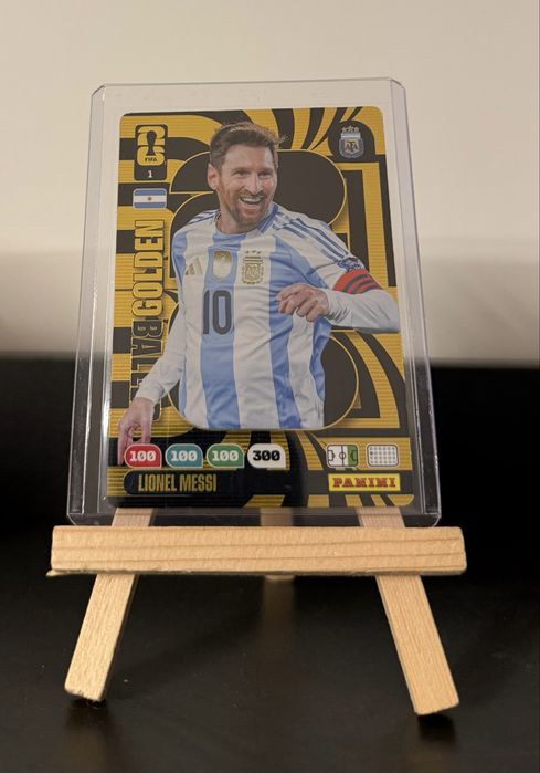 Lionel Messi Golden Baller – Panini Adrenalyn XL FIFA World Cup 2026