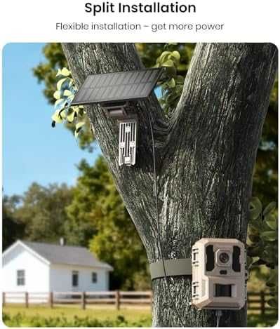 Нова оларна камера за диви животни 4K 64MP Bluetooth App 0.1s тригер