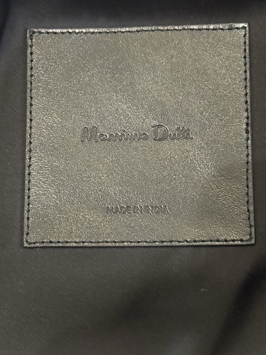 Geaca de piele  Massimo Dutti.