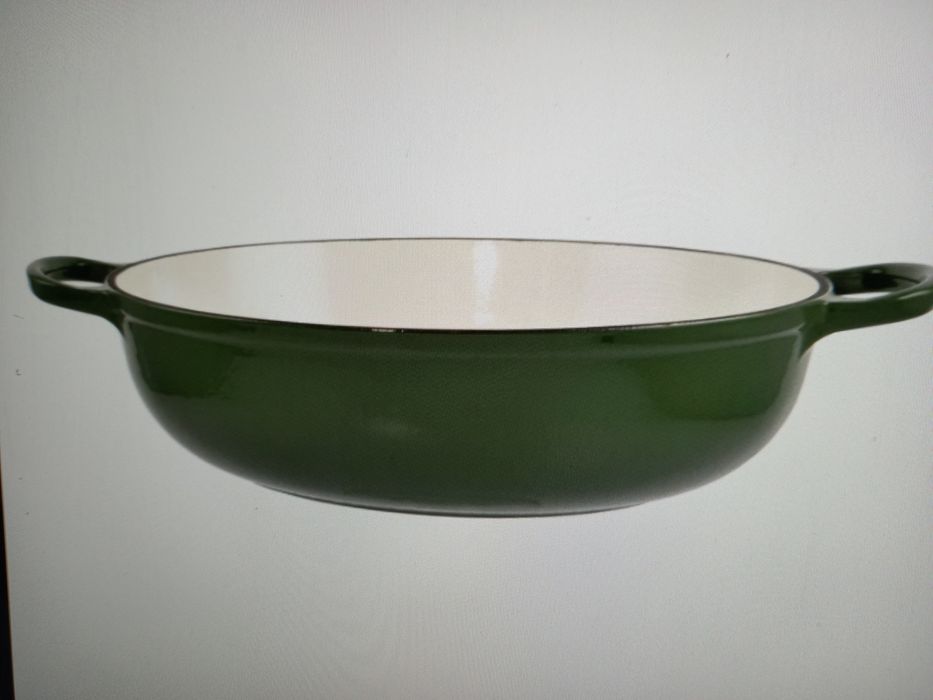 Cratiță fontă emailată 31,5 cm x 8,5 cm