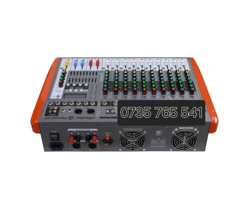 Mixer consola Vlliodor 12 canale 2 x 500W amplificator