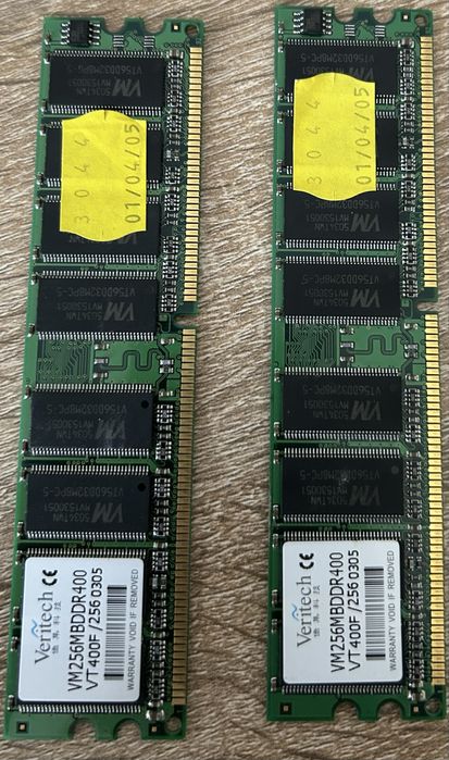 Placute de ram anul 2005