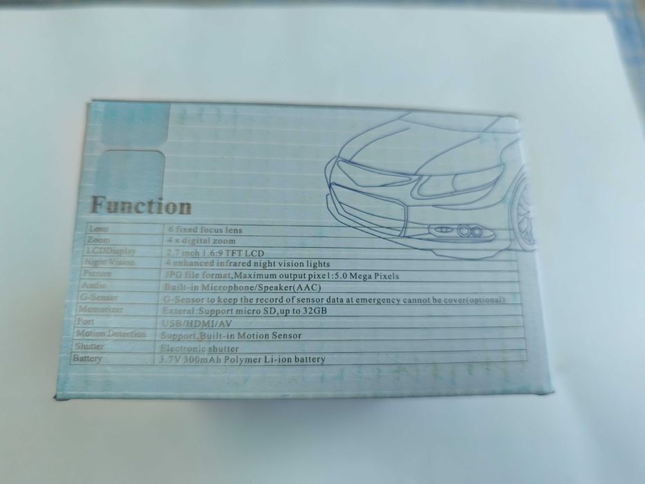 Camera auto fata DVR cu inregistrare