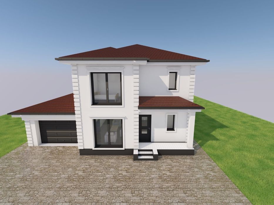 Vand casa la rosu cu utilitatii , vladimirescu cartierul florilor