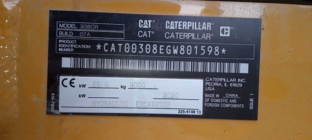 MiniExcavator CAT 308CR
