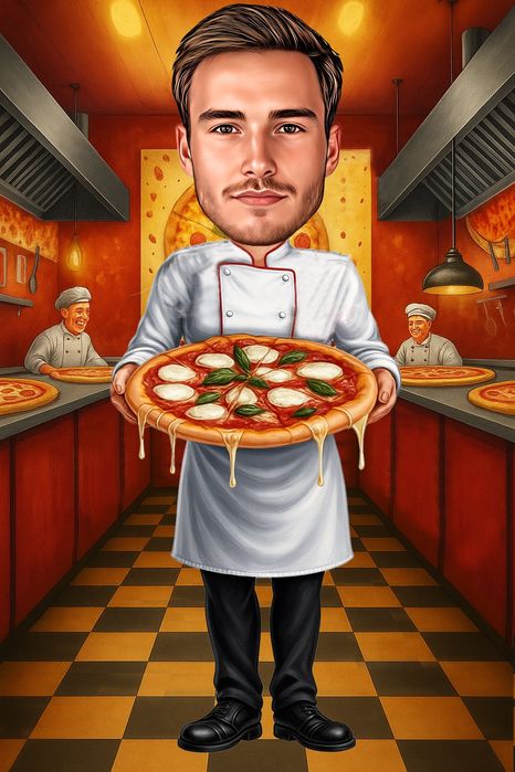 Дигитални карикатури-шарж за имен ден, рожден ден, годишнина и др.