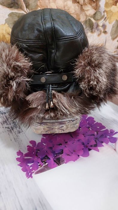 Шапка ушанка чернабурка