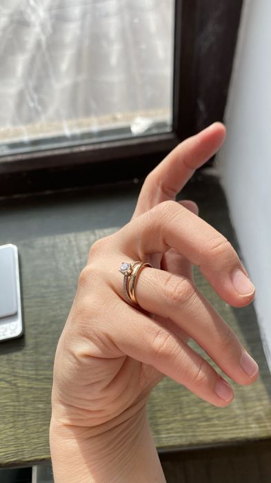 Россия Красное Золото кольцо 17,5 р