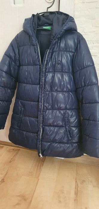 Zara и Benetton  зимни якета 9-10-11г.