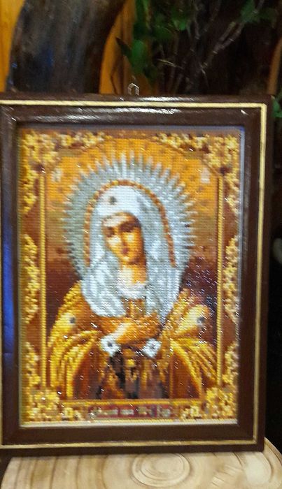 Диамантен гоблен Света Богородица 21х28 см.