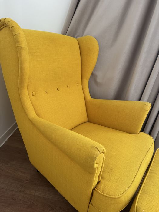 Fotoliu ikea + taburet