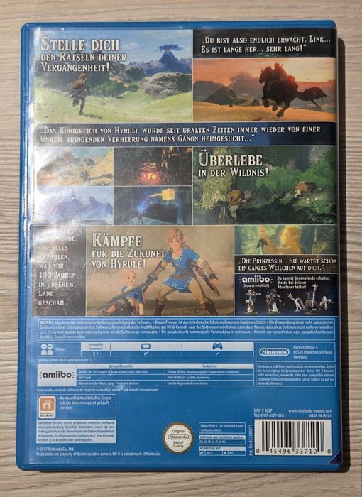 Vând joc The Legend of Zelda: Breath of the Wild Wii U