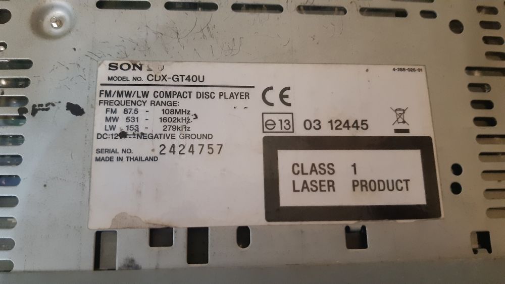 Sony mp3 auto cu usb