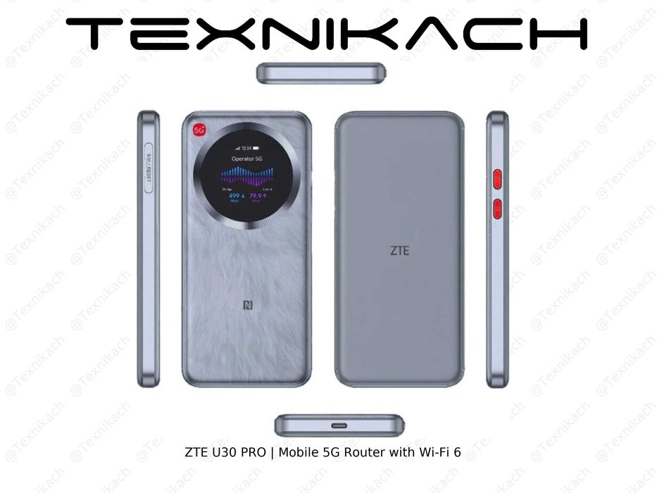 Карманный 5G роутер ZTE U30 PRO  • Доставка • Проверка при получении