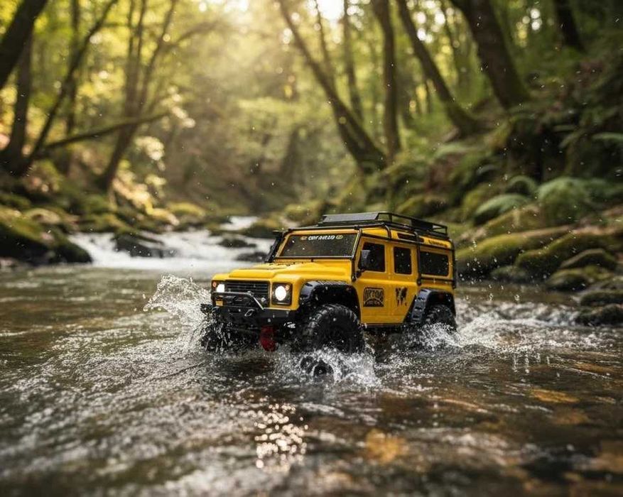Огромен 47см 1:10 RC Land Rover Defender 110 Хоби Модел Джип Бъги 4x4
