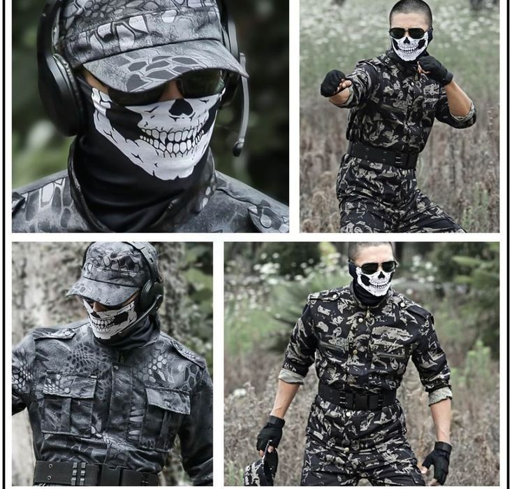 Masca Schelet Masca schi moto ATV elastica unisex