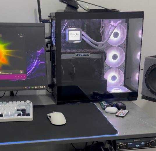 Мощная игровая сборка с водяным охлаждением