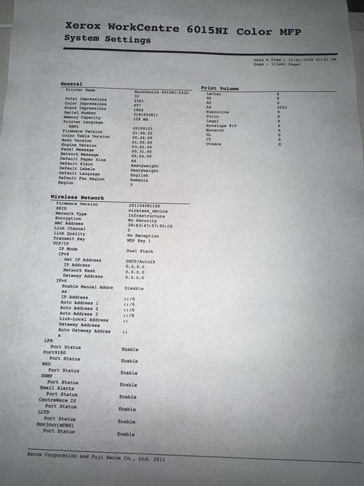 Multifunctional Xerox