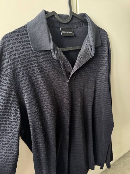 Emporio Armani Поло с длинным рукавом. Оригинал.