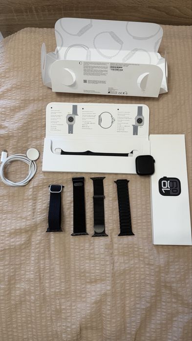 Apple Watch 10, GPS, 46mm, Jet Black, impecabil!