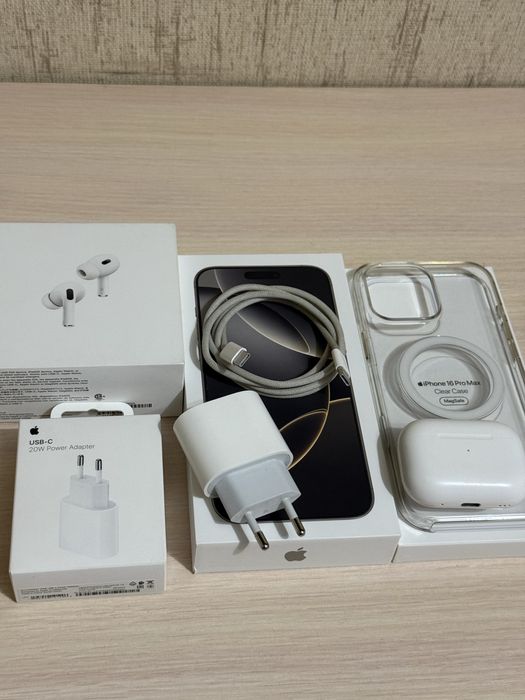 IPhone 16 Pro Max 256 + Air Pods Pro (Type-C)