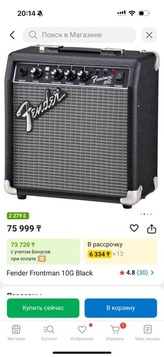 Fender Frontman 10G Black