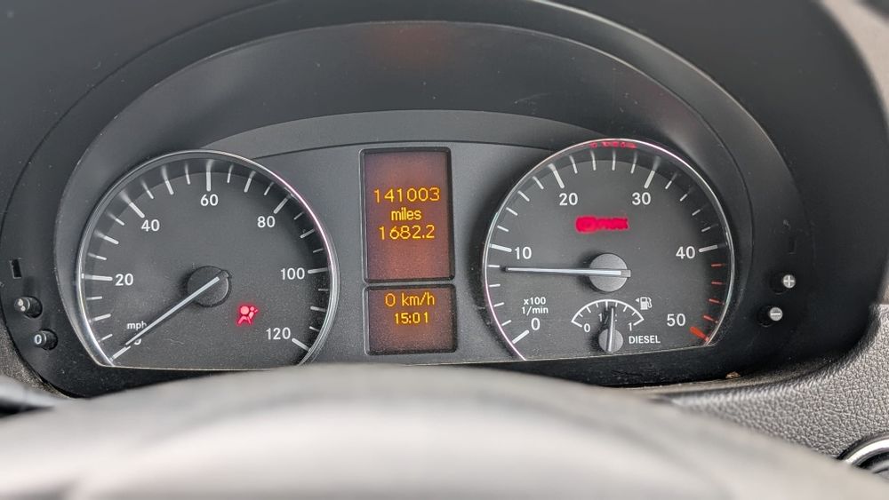 Mercedes Sprinter 313cdi Euro 5 225 mii km fabricație 2015, lift 500kg ,volan dreapta