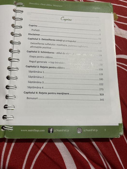 Carte :”Retete sanatoase “!