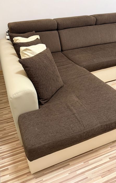 Ъглов разтегателен диван