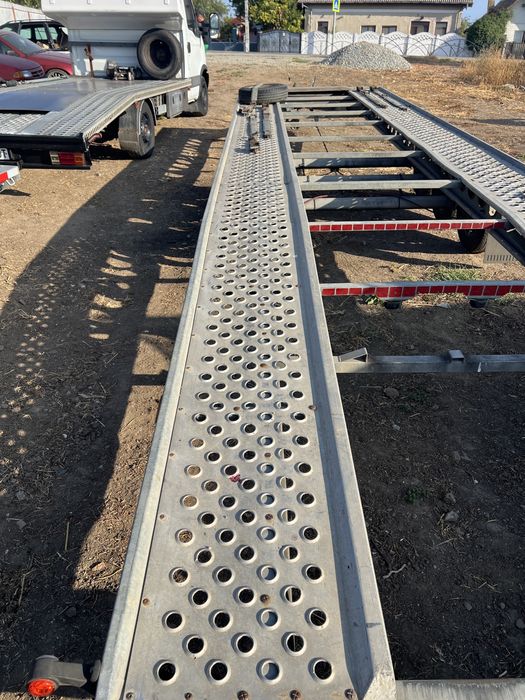 Platforma 2 pozitii  Syriuz ,3500 kg,8.5m platou, an 2016,850 kg greutate