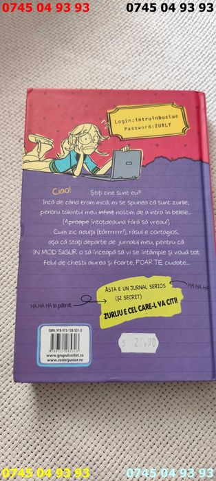 carte carti jurnalul unei adolescente zurlii o noua viata