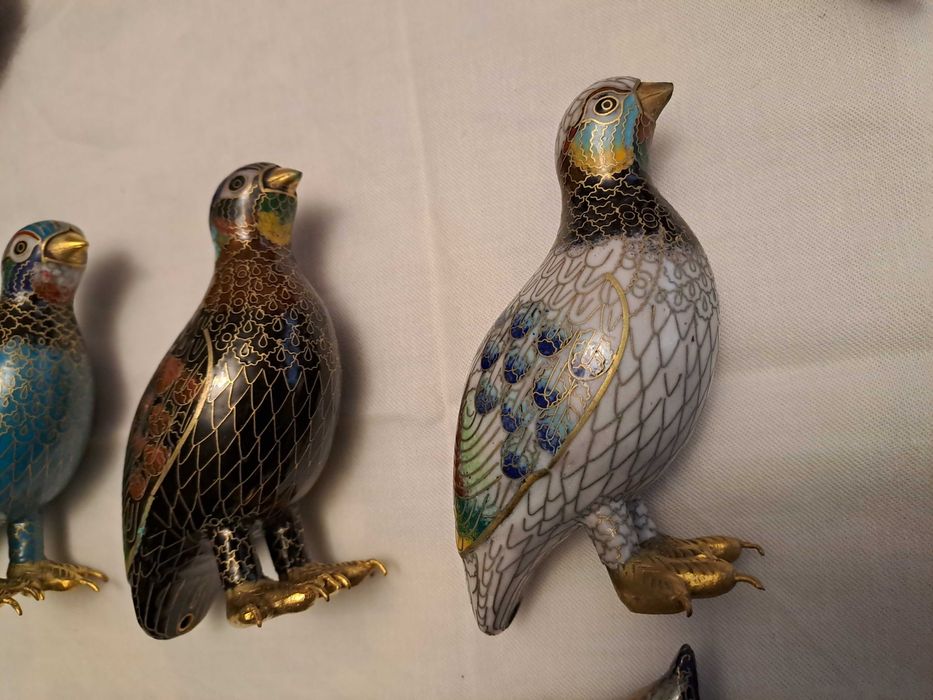 pasare cloisonne cadou