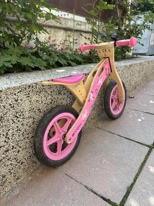 Детско баланс колело BYOX woody pink