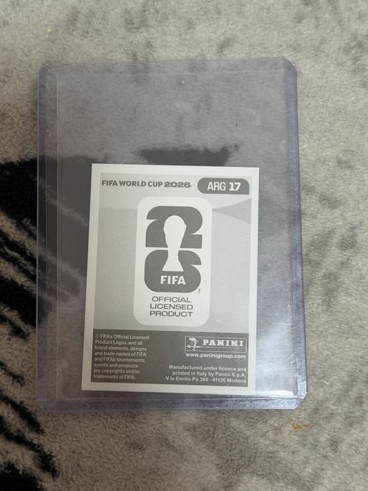 Sticker MESSI world cup panini 2026