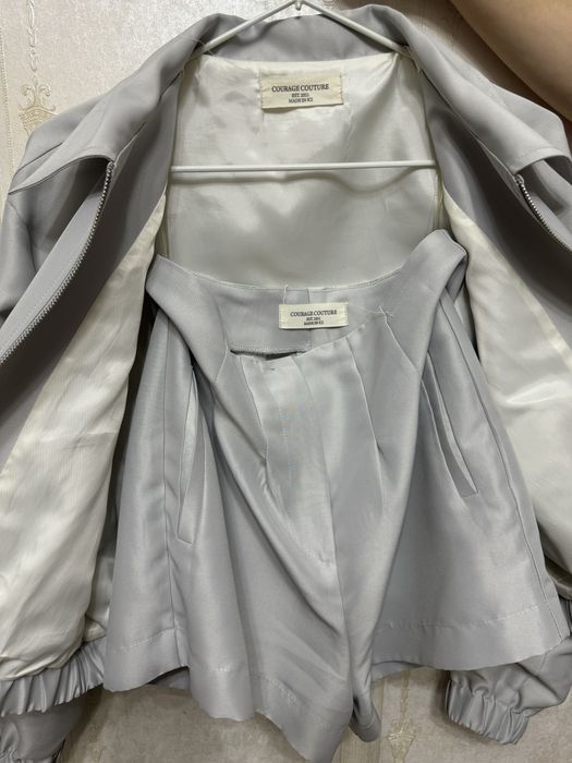 Костюм шорты и бомбер