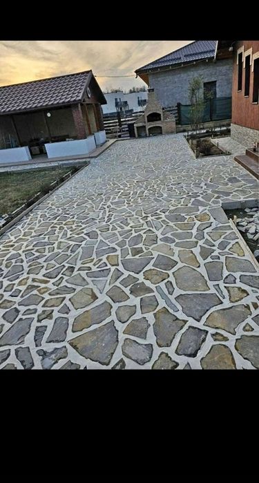 Piatră de pavat și montaj