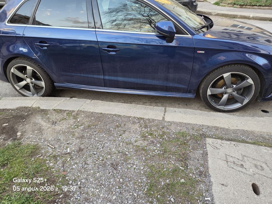 Джанти Ауди 5х112 РОТОР с летни  гуми 18"