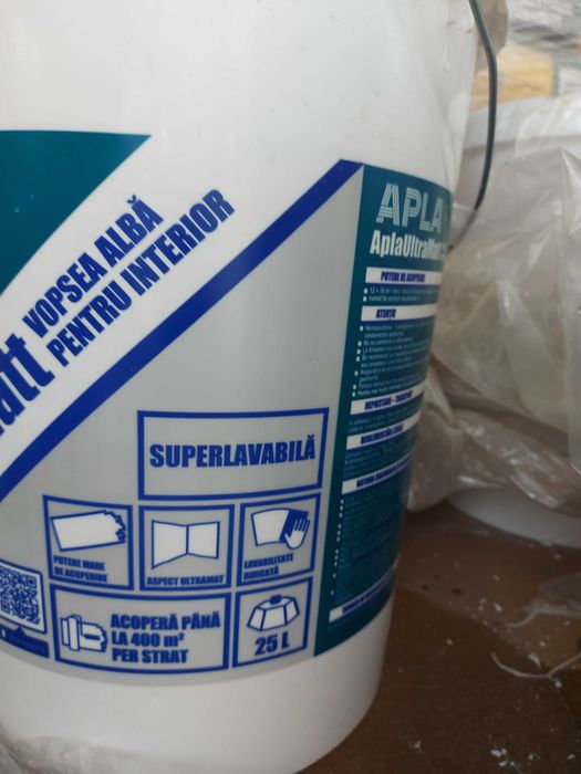 Vospea lavabila Alb  Ultra Matt Apla