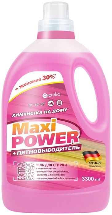 Гель для стирки Aromika Maxi Power.