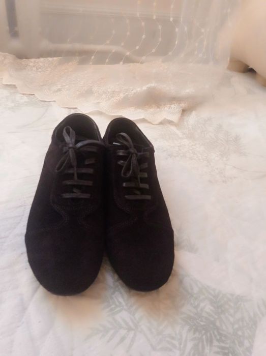 Замшевые туфли  сделаны на заказ