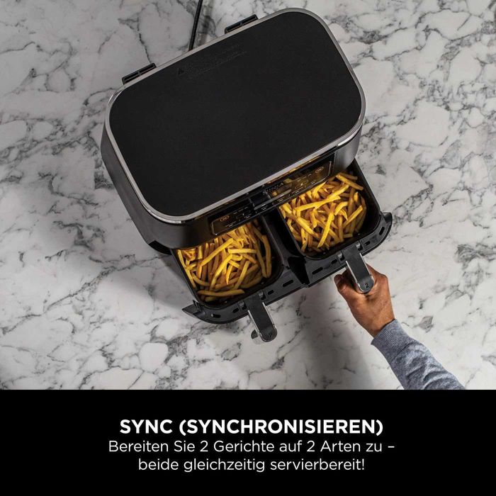 Двузонов фритюрник/Еър фрайър Ninja Foodi Dual Zone 6в1 (AF300EU) 7.6L