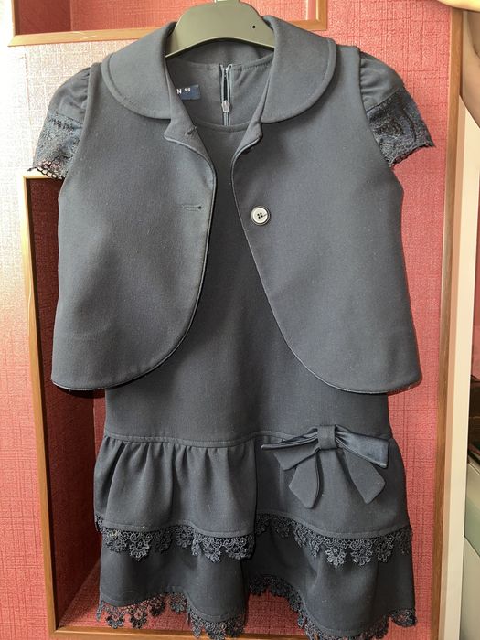 Сарафан пиджак безрукавка для школы на девочку