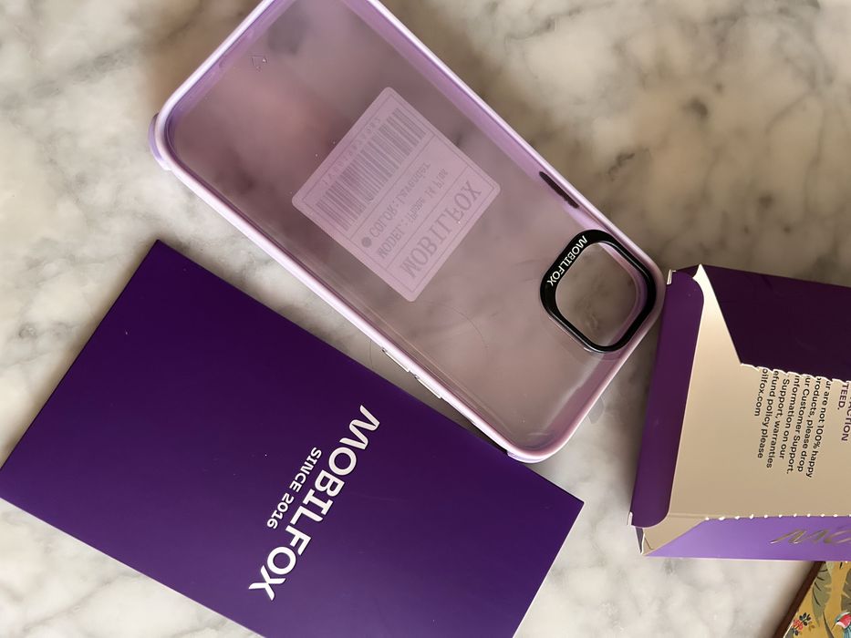 Mobilfox case iphone 14 plus lavender color