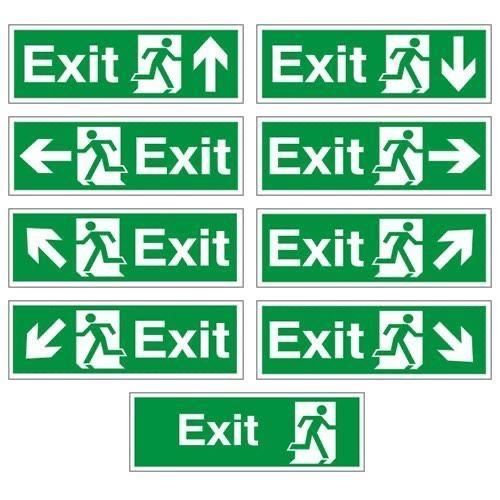 Световая табличка "ВЫХОД" (ВЫХОД, EXIT)
