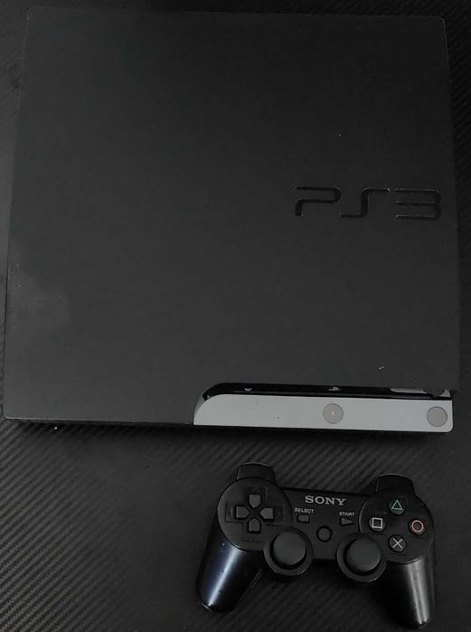 PlayStation 3 model slim modat,45 jocuri de top, Hdd 500 GB maneta cabluri