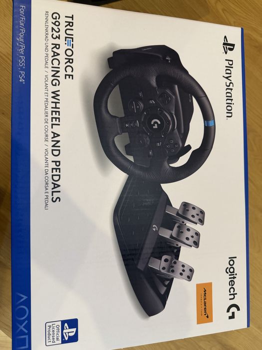 Logitech G923 волан с педали за РС и PS4/5